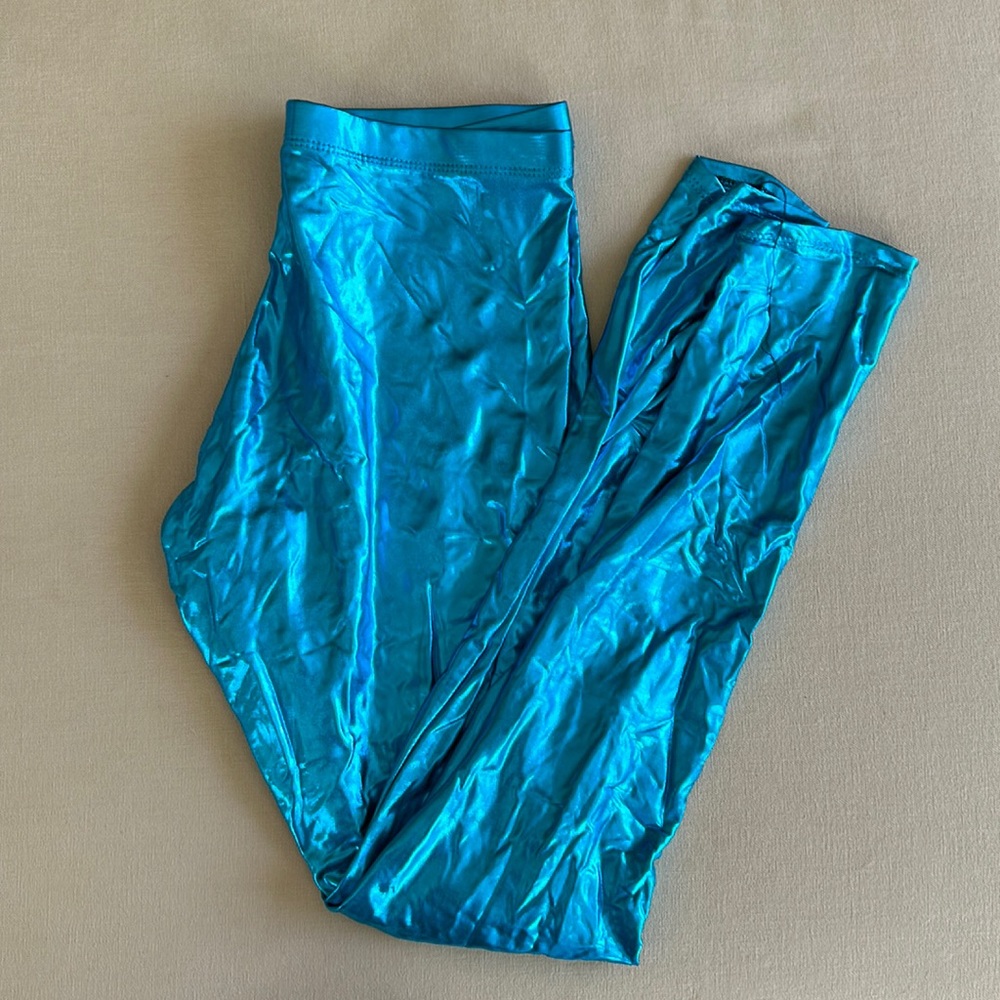 Metallic leggings
